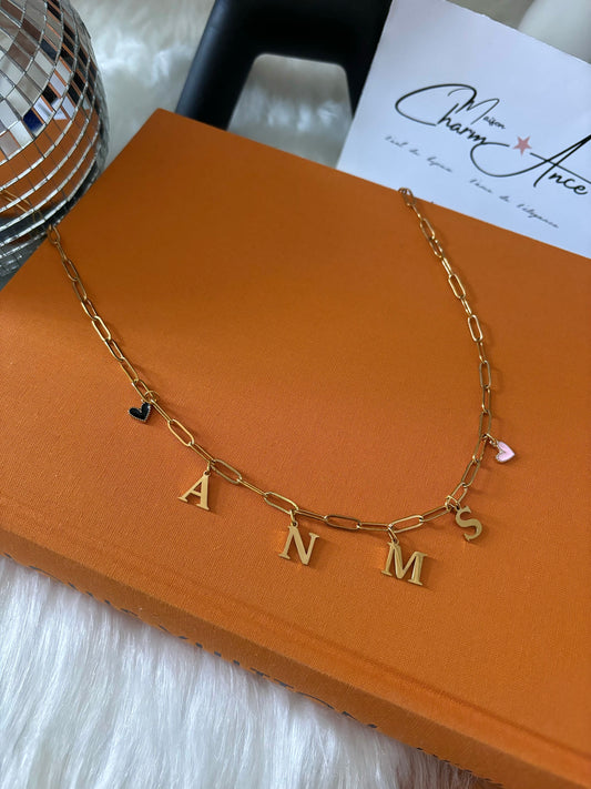 Collier "INITIALE" à personnaliser