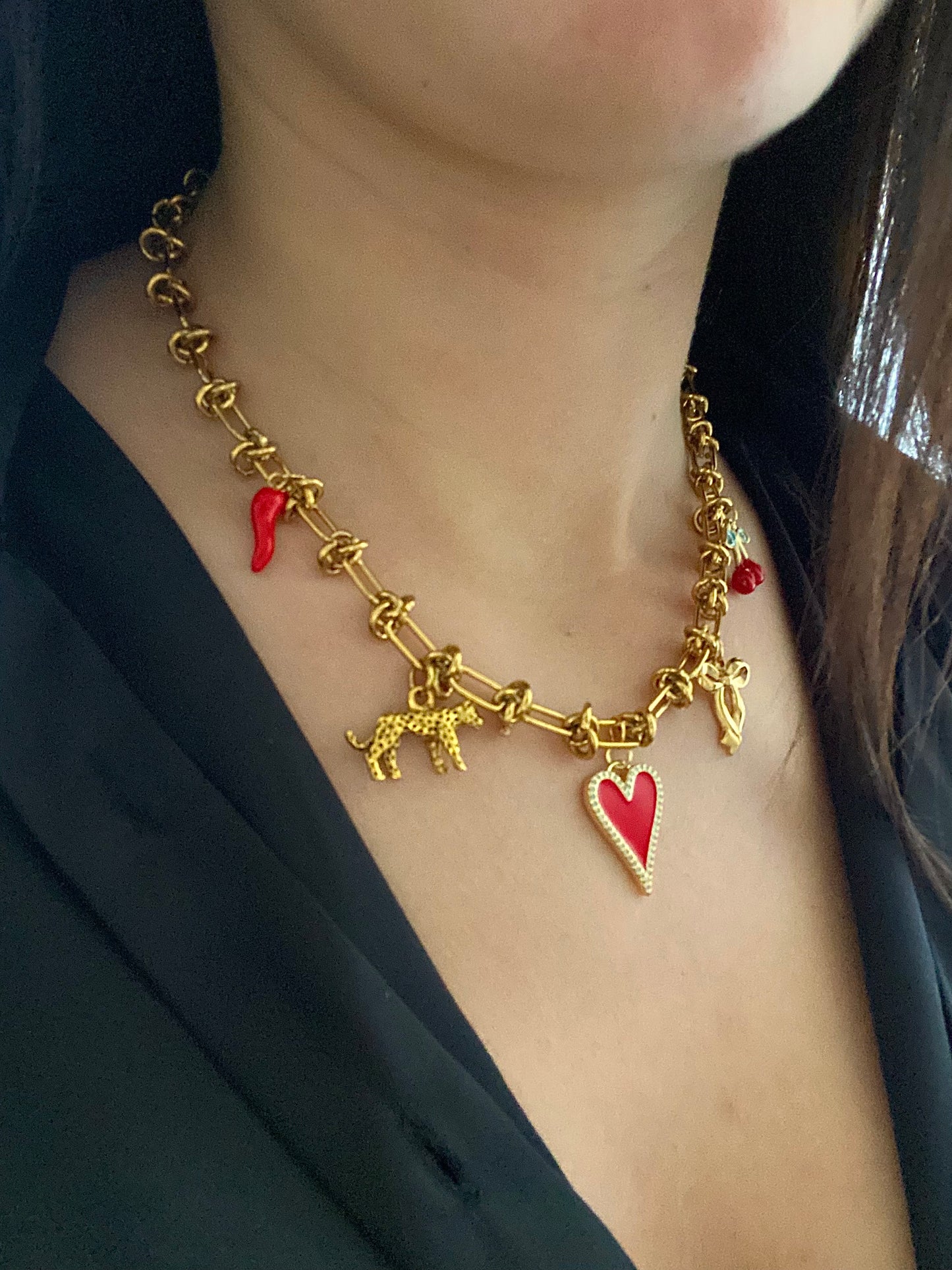 Collier en charms "DOLORÈS"