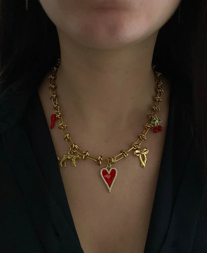 Collier en charms "DOLORÈS"